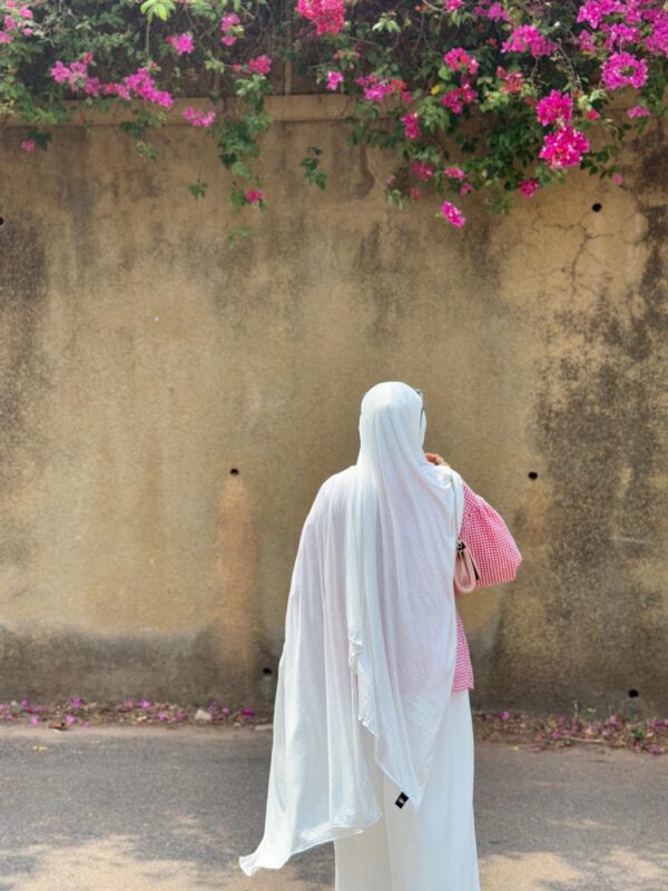 MILK WHITE JERSEY HIJAB