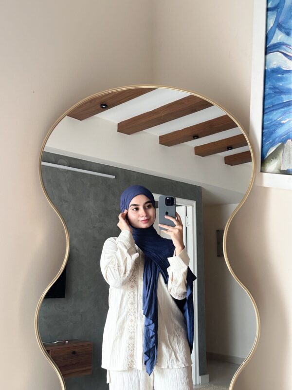 NAVY BLUE JERSEY HIJAB