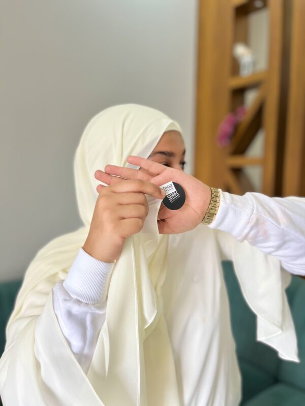 OFF WHITE SHABZ GEORGETTE HIJAB