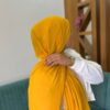 MUSTARD SHABZ GEORGETTE HIJAB