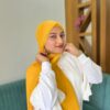 MUSTARD SHABZ GEORGETTE HIJAB