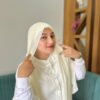 OFF WHITE SHABZ GEORGETTE HIJAB