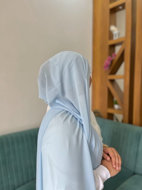 POWDER BLUE SHABZ GEORGETTE HIJAB