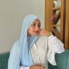 POWDER BLUE SHABZ GEORGETTE HIJAB