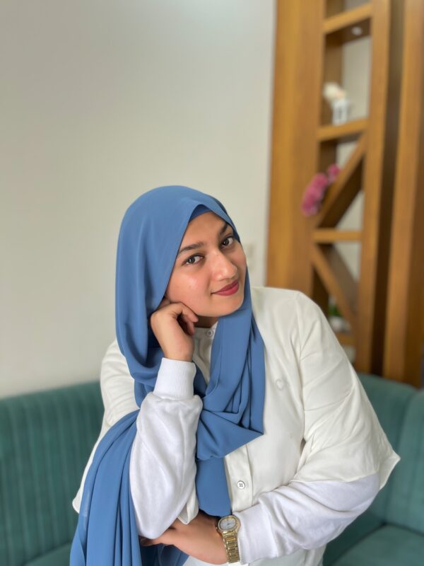 JEAN BLUE SHABZ GEORGETTE HIJAB