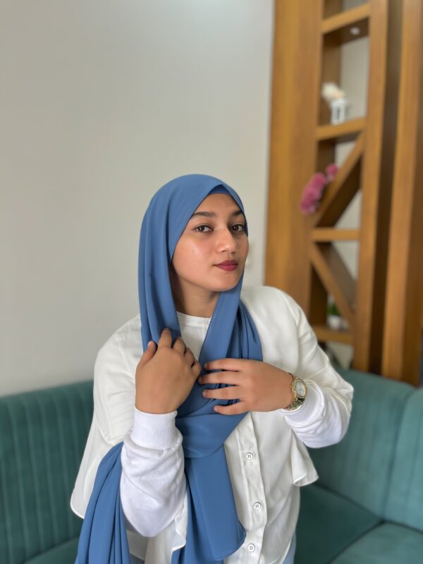 JEAN BLUE SHABZ GEORGETTE HIJAB