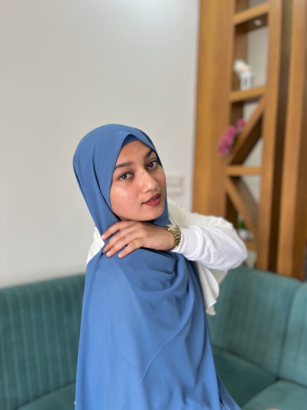 JEAN BLUE SHABZ GEORGETTE HIJAB