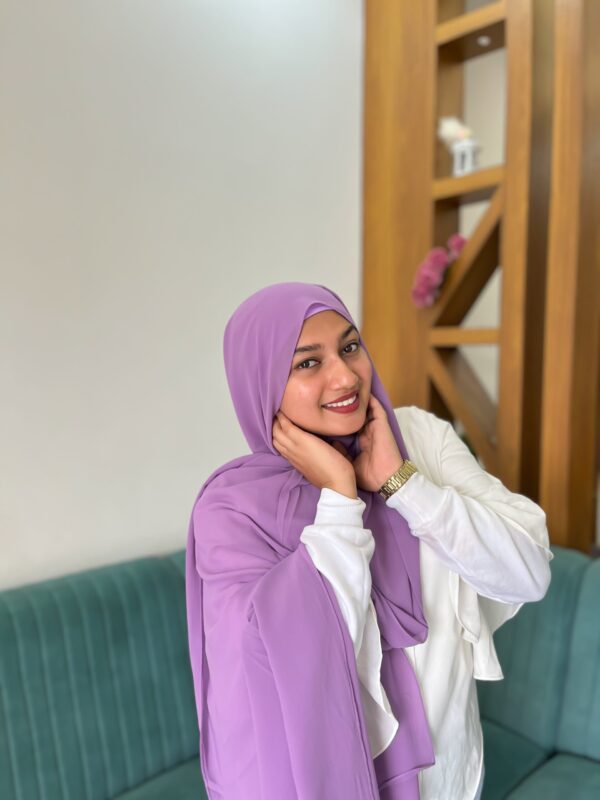 LAVENDER SHABZ GEORGETTE HIJAB