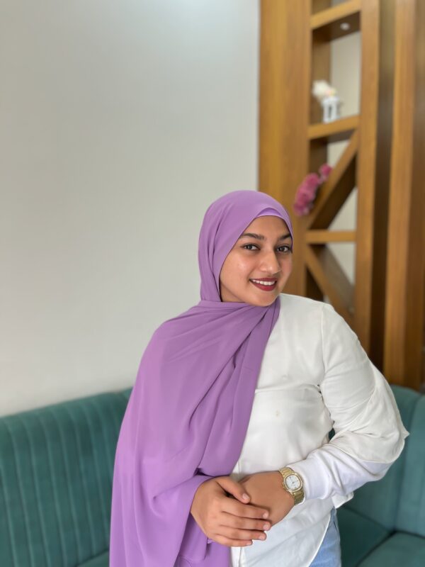 LAVENDER SHABZ GEORGETTE HIJAB