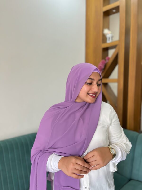 LAVENDER SHABZ GEORGETTE HIJAB