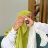LIME SHABZ GEORGETTE HIJAB