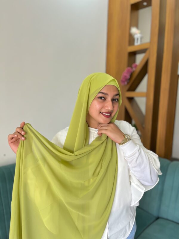 LIME SHABZ GEORGETTE HIJAB