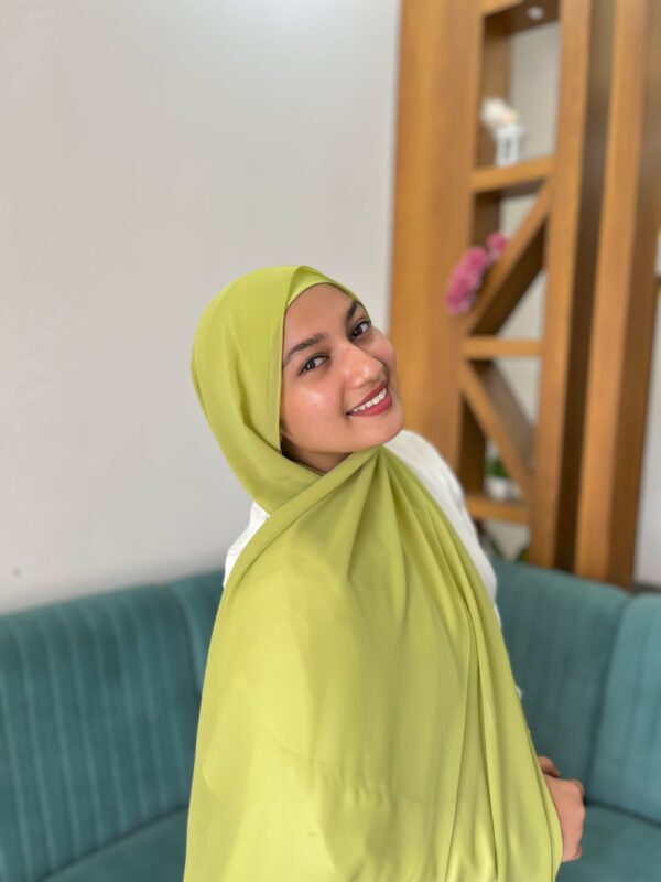 LIME SHABZ GEORGETTE HIJAB