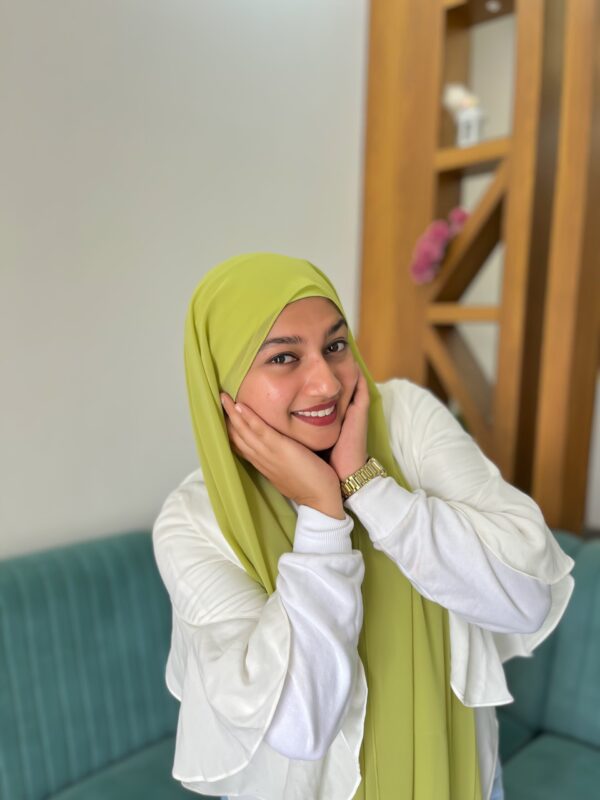 LIME SHABZ GEORGETTE HIJAB