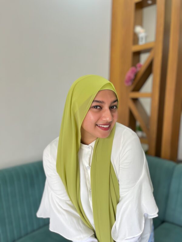 LIME SHABZ GEORGETTE HIJAB
