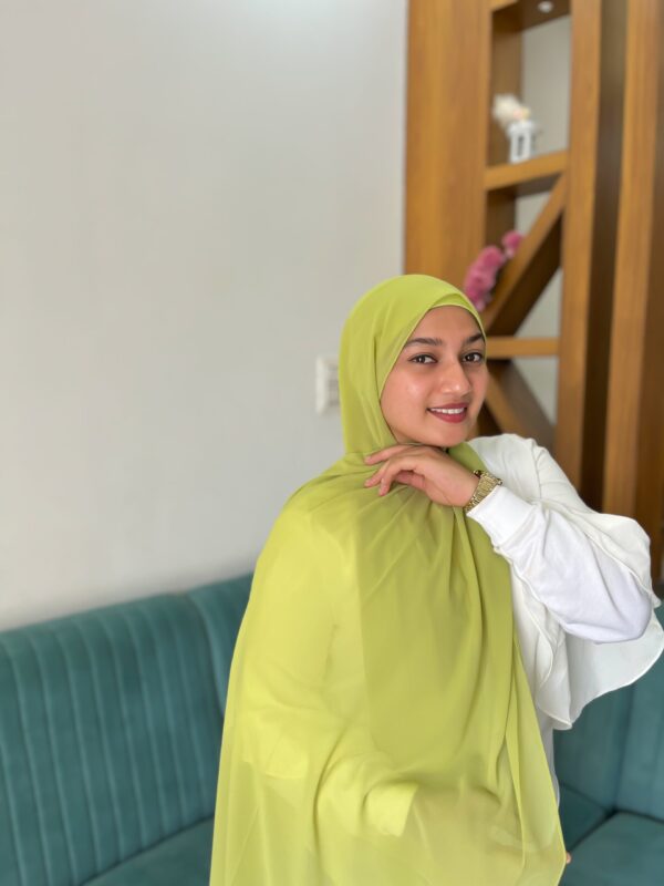 LIME SHABZ GEORGETTE HIJAB