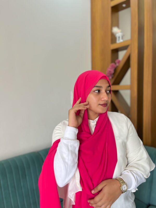 RANI PINK SHABZ GEORGETTE HIJAB