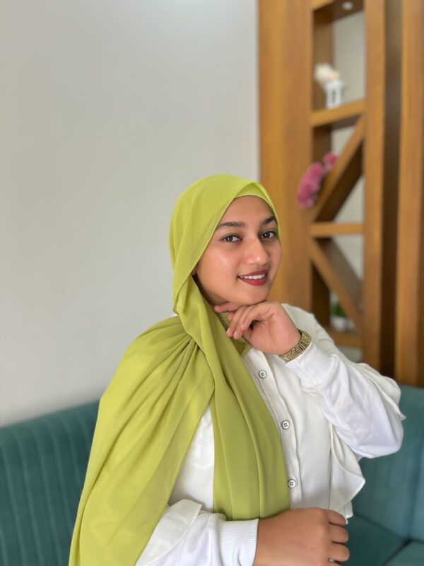 LIME SHABZ GEORGETTE HIJAB