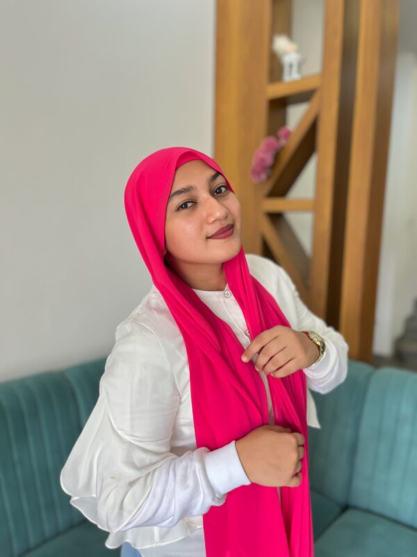 RANI PINK SHABZ GEORGETTE HIJAB