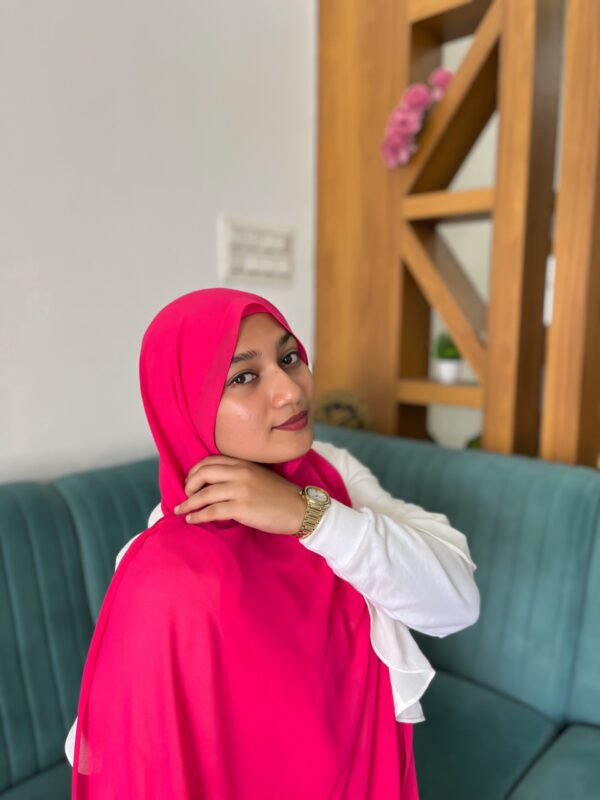 RANI PINK SHABZ GEORGETTE HIJAB