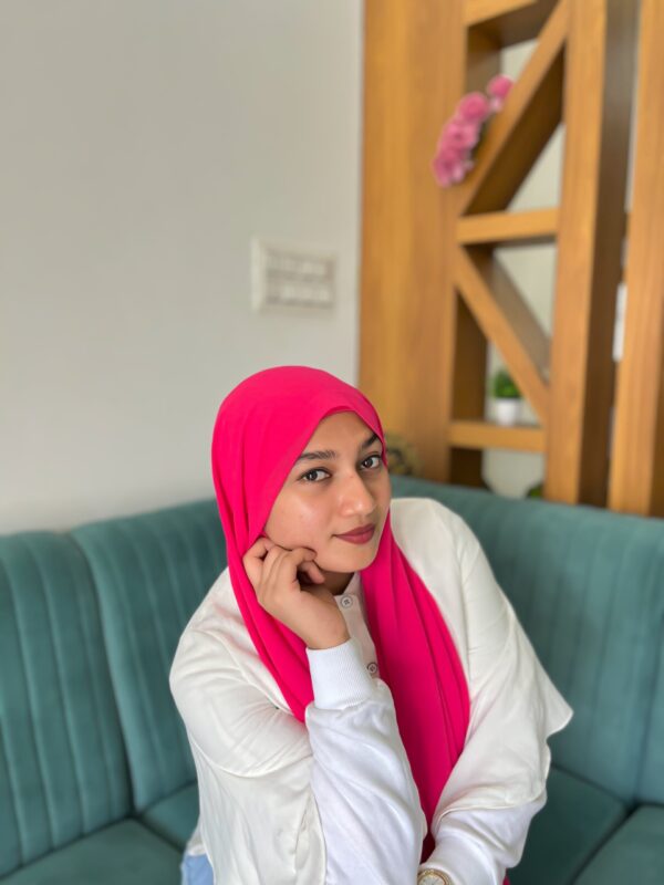 RANI PINK SHABZ GEORGETTE HIJAB