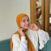 BURNT ORANGE SHABZ GEORGETTE HIJAB